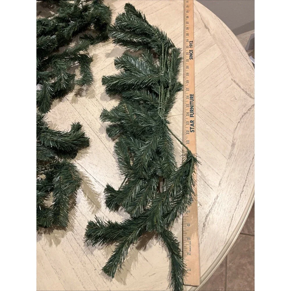 Pine Artificial Garland Faux, 6 Pcs 9FT Norfolk Pine Garland (New with Tags)